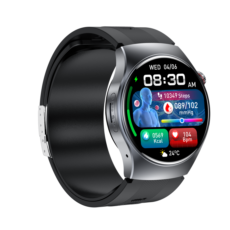 Blood pressure smart watch — third view